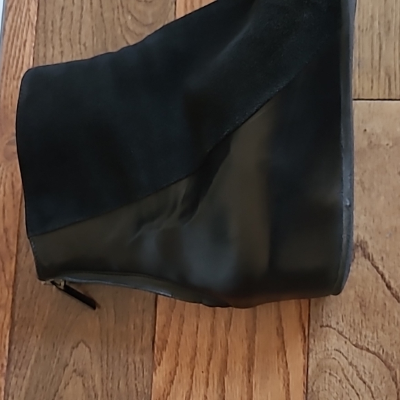 Aquatalia Suede and Leather Wedges - Picture 4 of 14